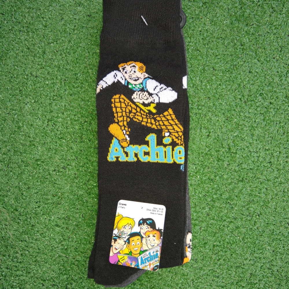 Archie Jughead Betty Comics Riverdale Original Adult Large 2 Crew Socks